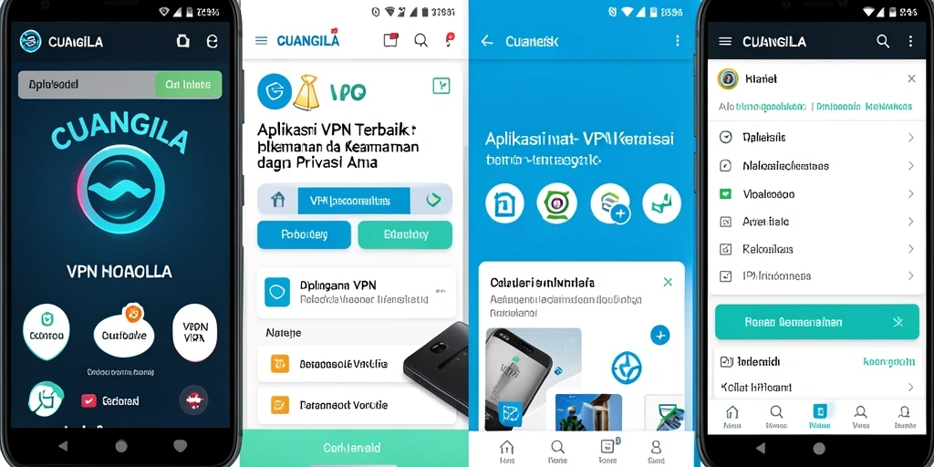 Tampilan antarmuka aplikasi CUANGILA yang sederhana dan efisien.
