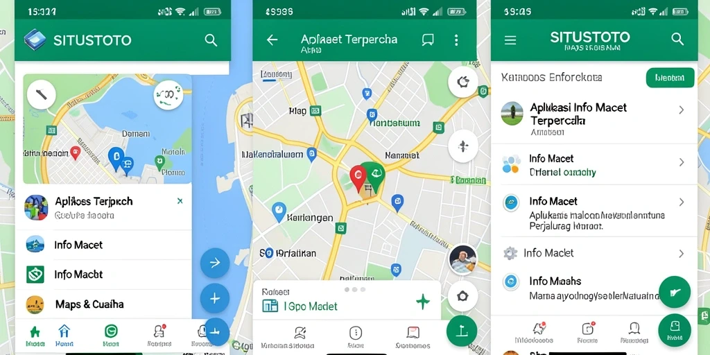 Tampilan antarmuka utama SITUSTOTO yang menampilkan kondisi lalu lintas.